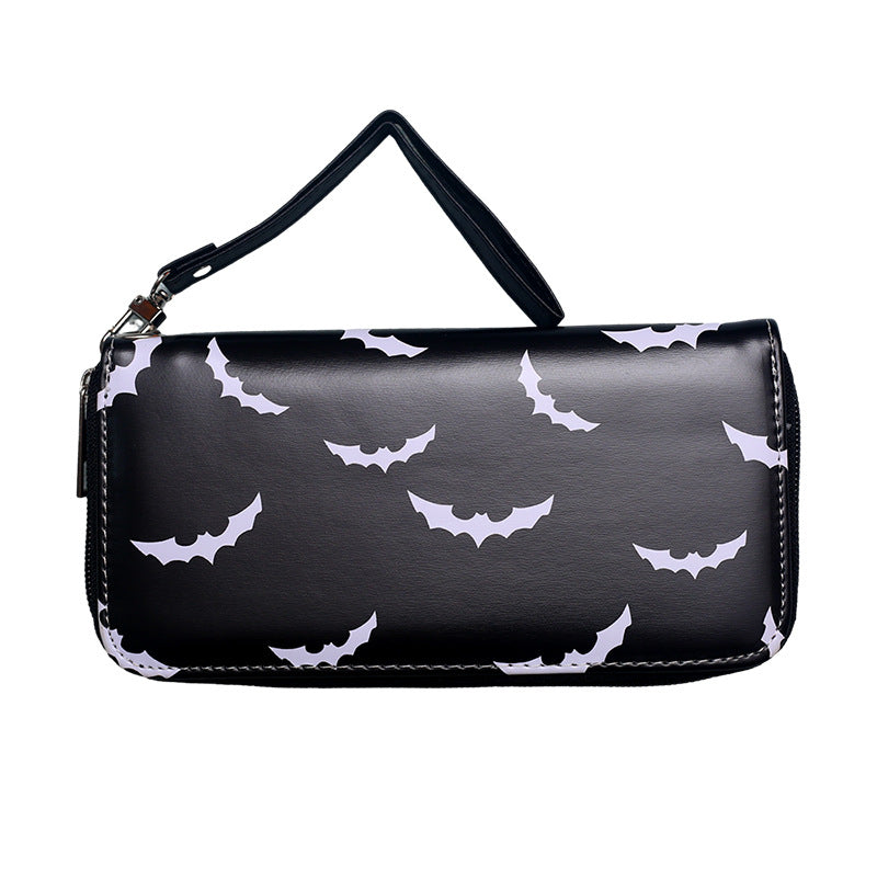 Women's & Men's Vintage Bat Ghost Long Large Capacity Ladies Wallet