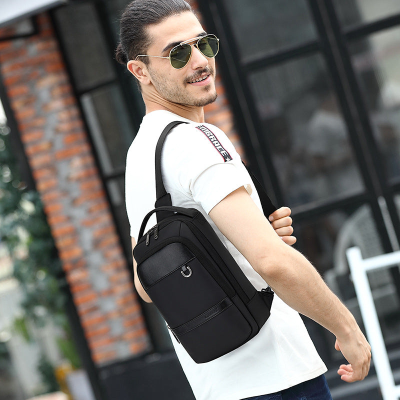 Men's Simple Nylon Waterproof And Hard-wearing Source Men's Chest Bags