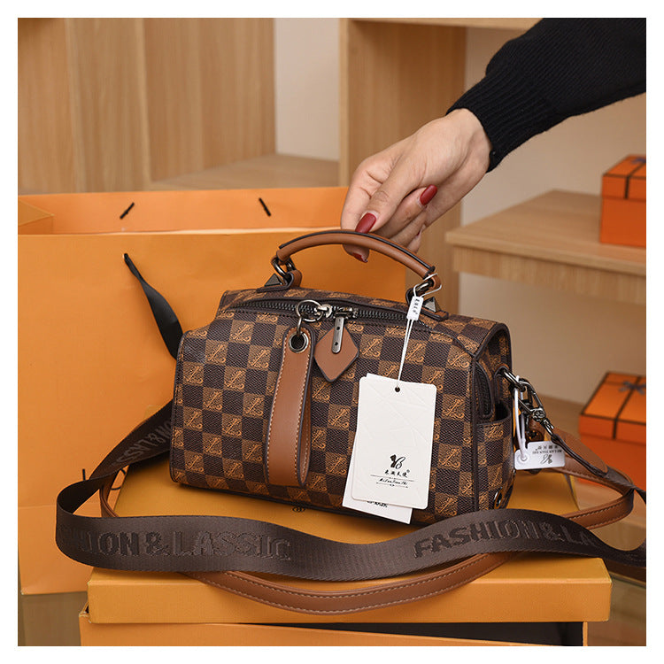 Women's Popular Presbyopic Vintage Printed Advanced Texture Crossbody Bags