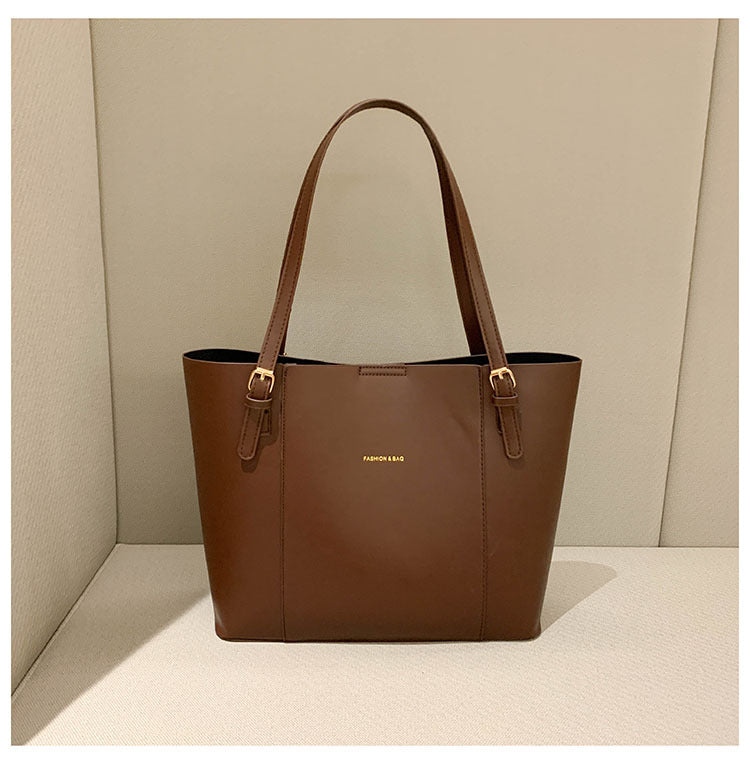 Women's Korean Style Color Matching Large Capacity Women's Shoulder Bag