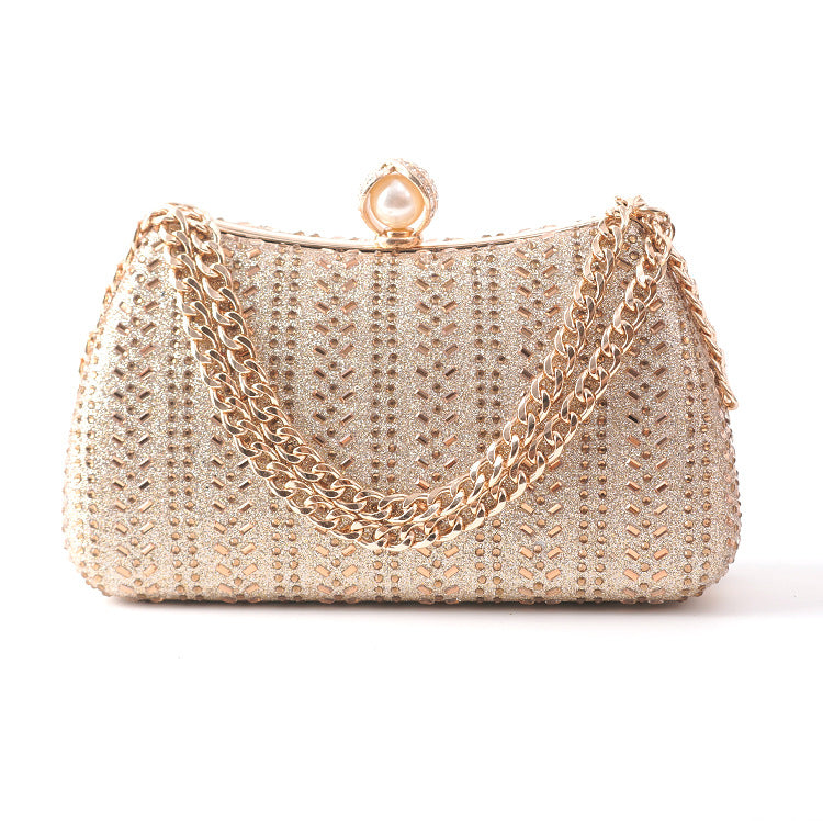 Women's Inlay Dinner Hand-held Banquet Source Evening Bags