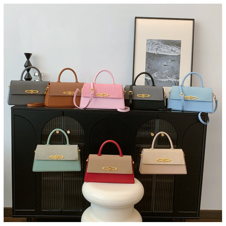 Women's Trendy Versatile Shaping Winter Contrast Color Women's Messenger Bag