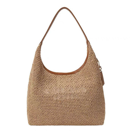 Women's South Wind Sunshine Summer Woven Underarm Shoulder Bags
