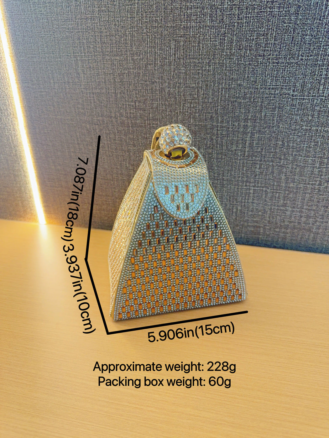 Rhinestone Hand For Banquet Fashion Dinner Evening Bags