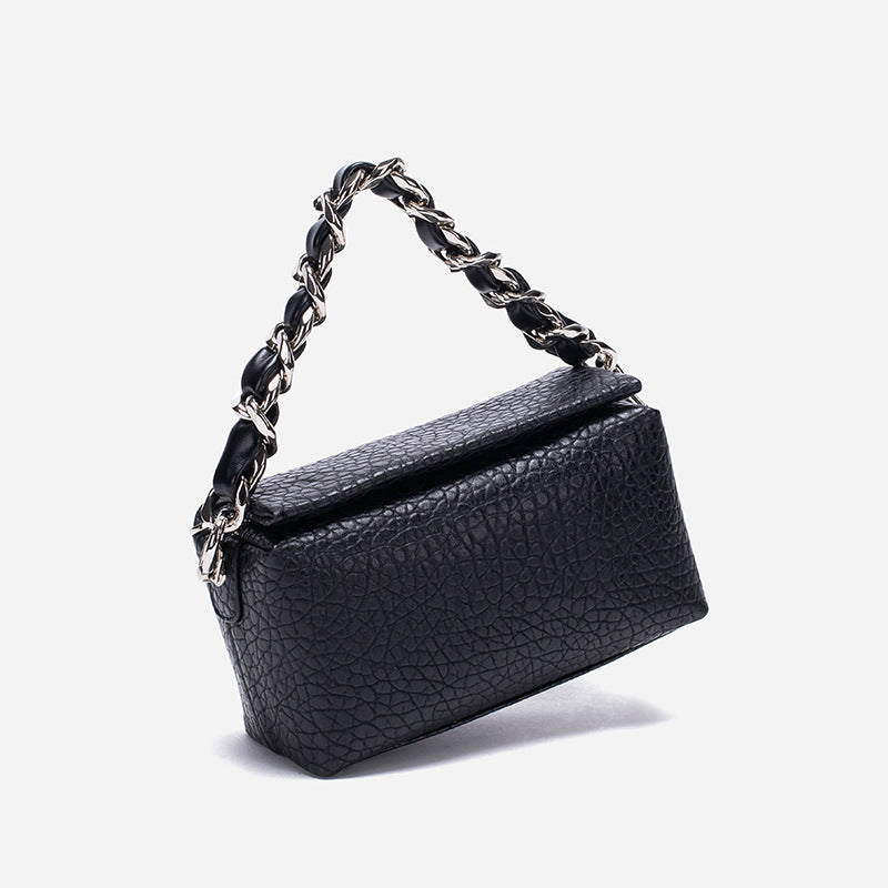 Women's Box Texture Chain Fashion Litchi Pattern Bags