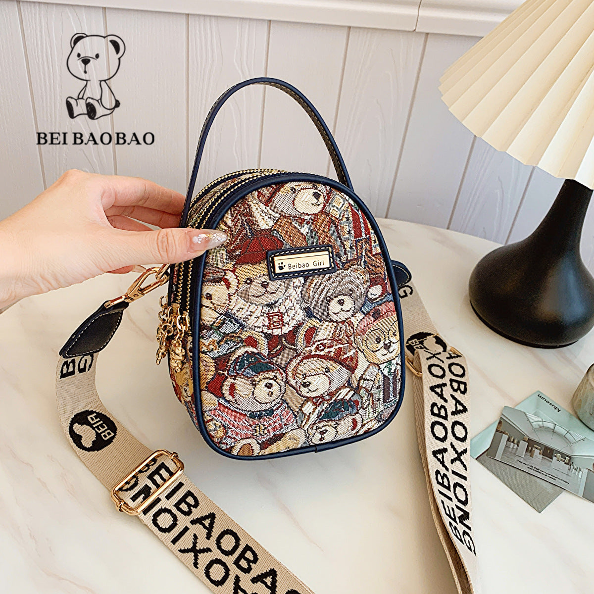 Women's Source Summer Trendy Versatile Printed Women's Messenger Bag