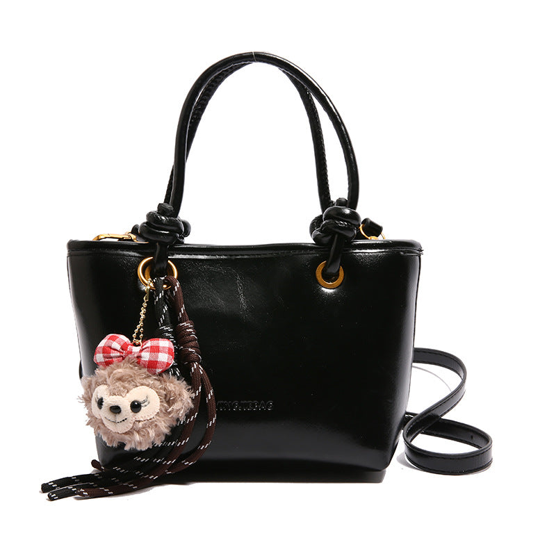 Women's Oil Wax Skin One Commute Western Women's Handbag