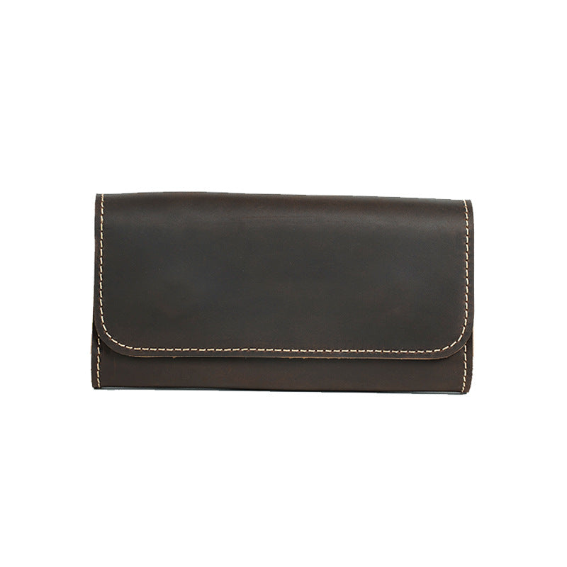 Men's Leather First Layer Cowhide Hanging Portable Men's Waist Packs