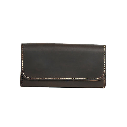 Men's Leather First Layer Cowhide Hanging Portable Men's Waist Packs