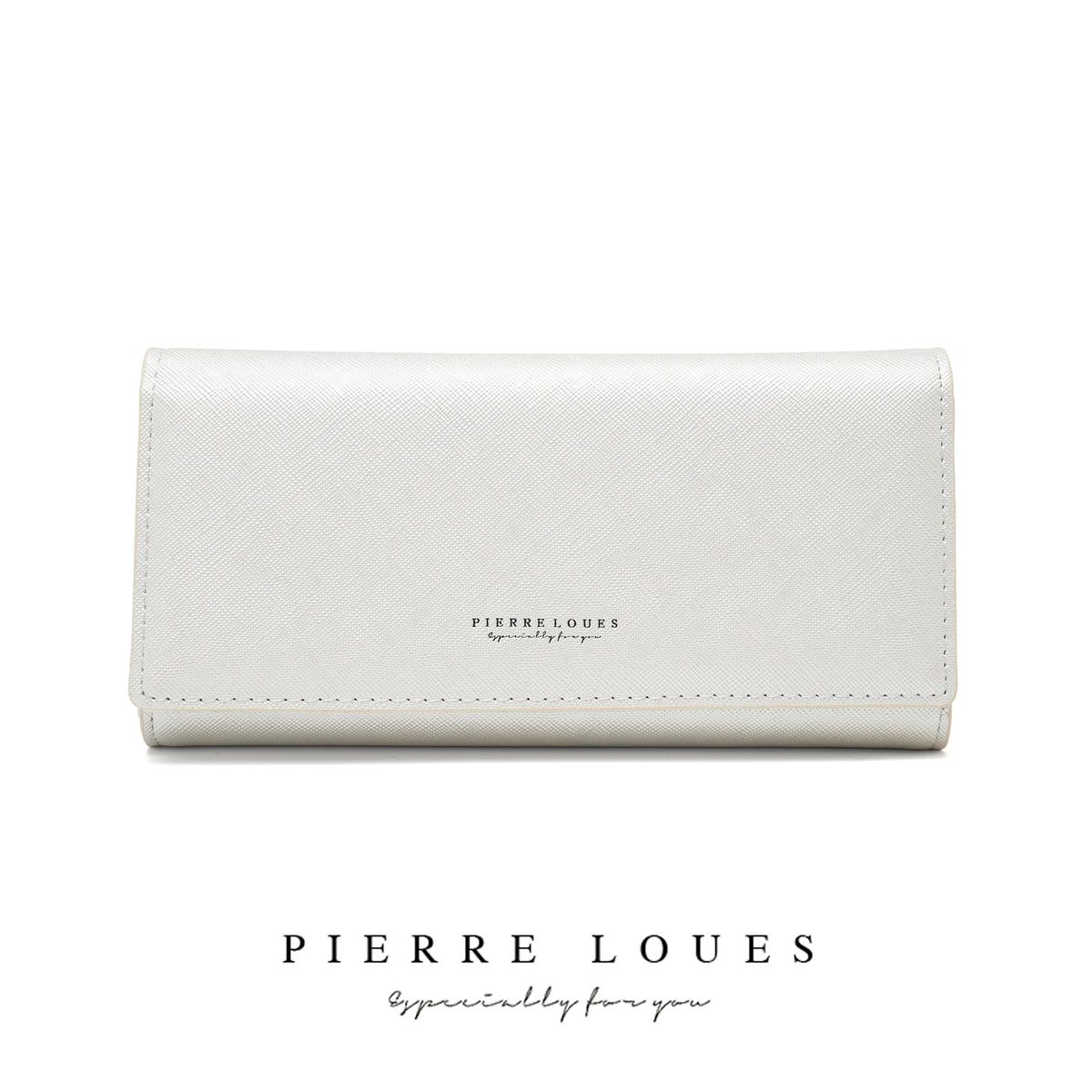 Women's Simple Large Capacity Clutch Cross Pattern Ladies Wallet