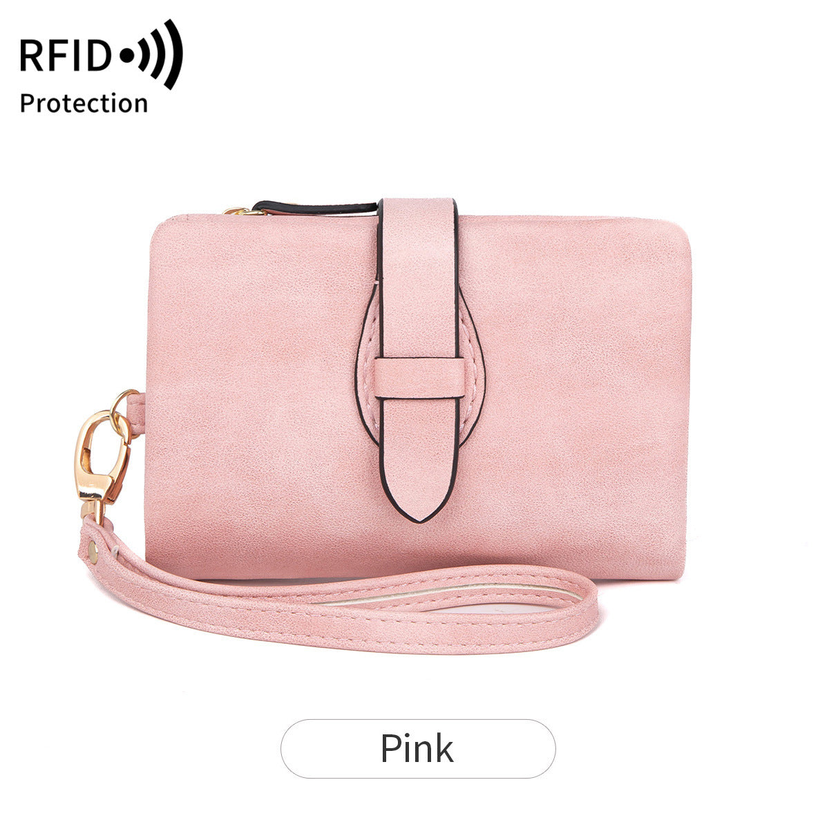 Women's Off Short Style Retro Fashion Zipper Ladies Wallet