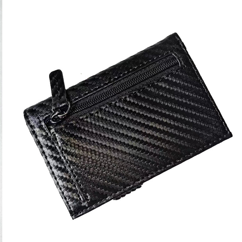 Magnetic Aluminum Alloy Side Push Automatic Card Holder