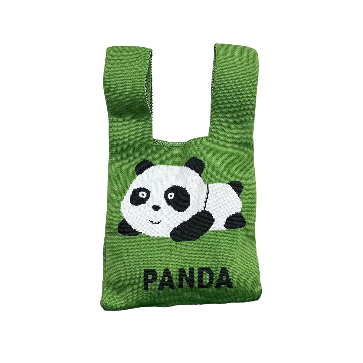 Women's Cute Panda Knitted Gift Niche High-grade Women's Handbag