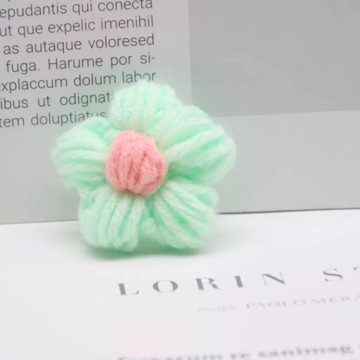 Fashion Style Knitted Hand Shopping Portable Women's Handbag