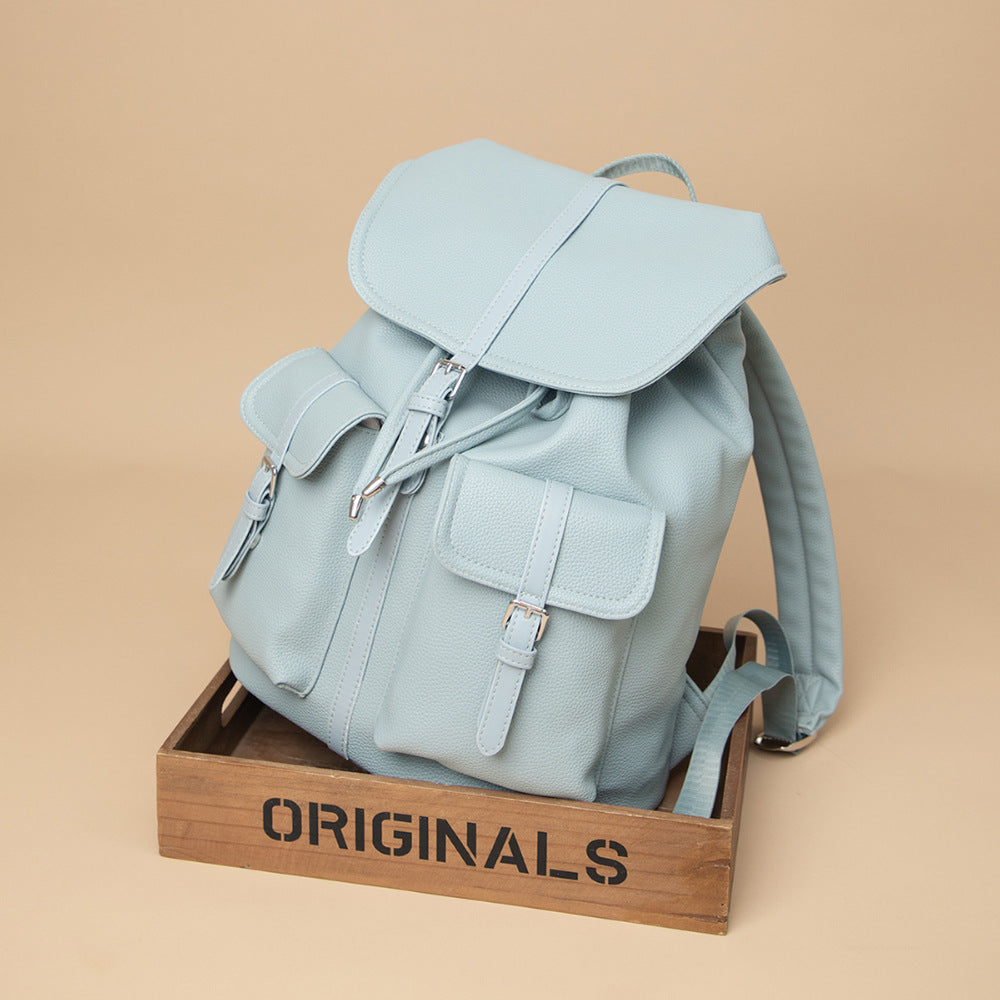 Color Large Capacity Female Korean Style Backpacks