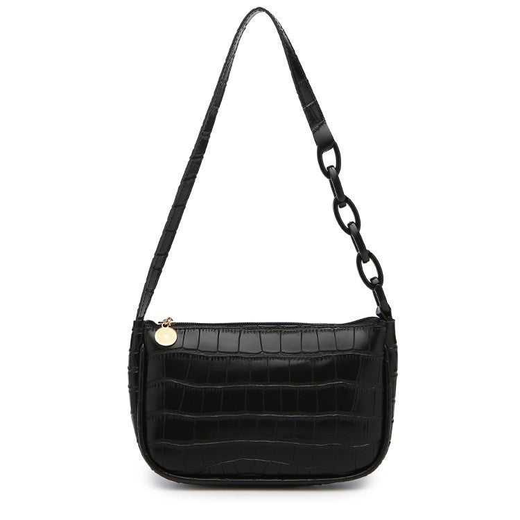 Classic Women's Underarm Crocodile Pattern Fashion Bags