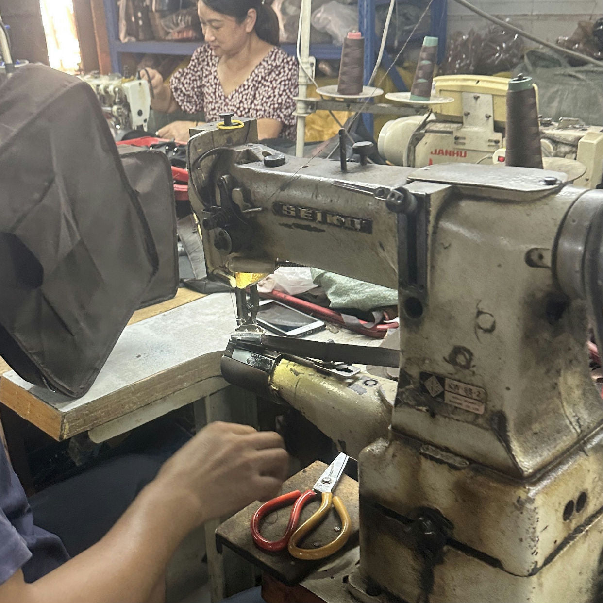 Men's Leather Business First Layer Cowhide Large Laptop Bags