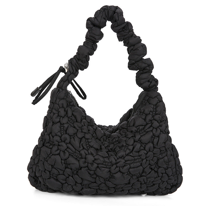 Women's Design Underarm Personalized Commuter Pleated Cloud Shoulder Bags