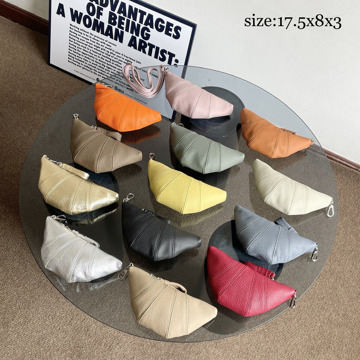 Hanging Neck Croissant Dumpling Can Be Ladies Wallets