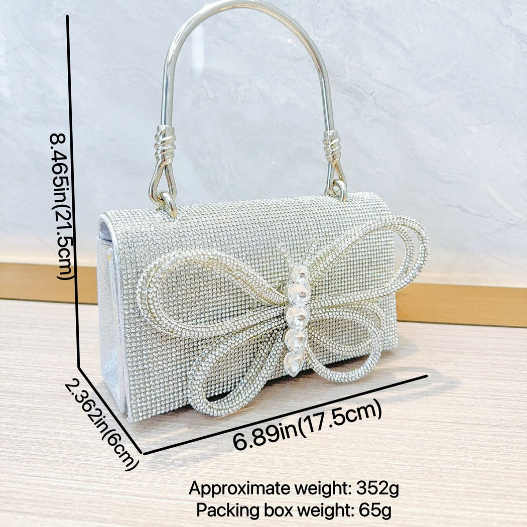 Dress Clutch Banquet Sier Female Rhinestone Evening Bags