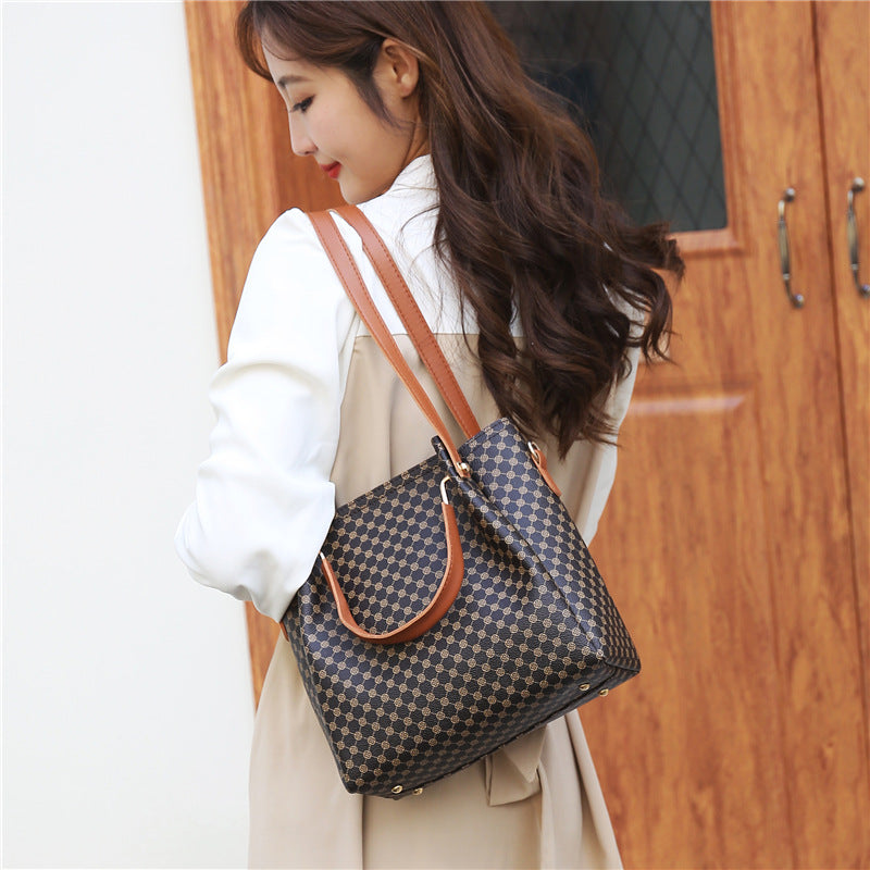 Trendy Attractive Women's Retro Set Printed Women's Shoulder Bag