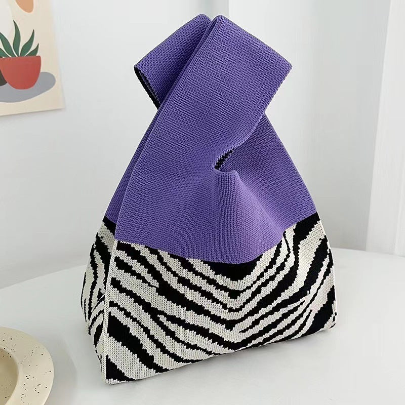 Pretty Women's Knitted Large Capacity Fashion Women's Handbag