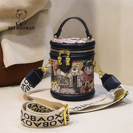 Women's Source Design Cartoon Bear Mobile Shoulder Bags