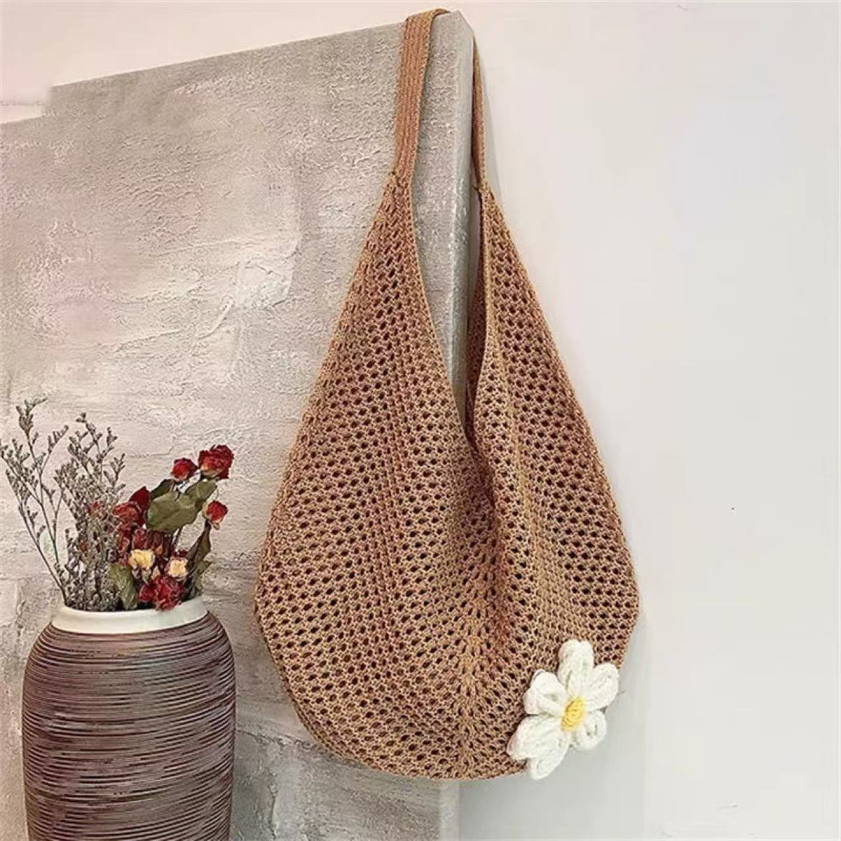 Straw Beach High Sense One Female Woven Large Capacity Women's Shoulder Bag