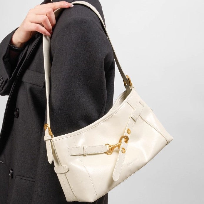 Women's Large Capacity Totes Cowhide Niche Senior Genuine Leather Bags