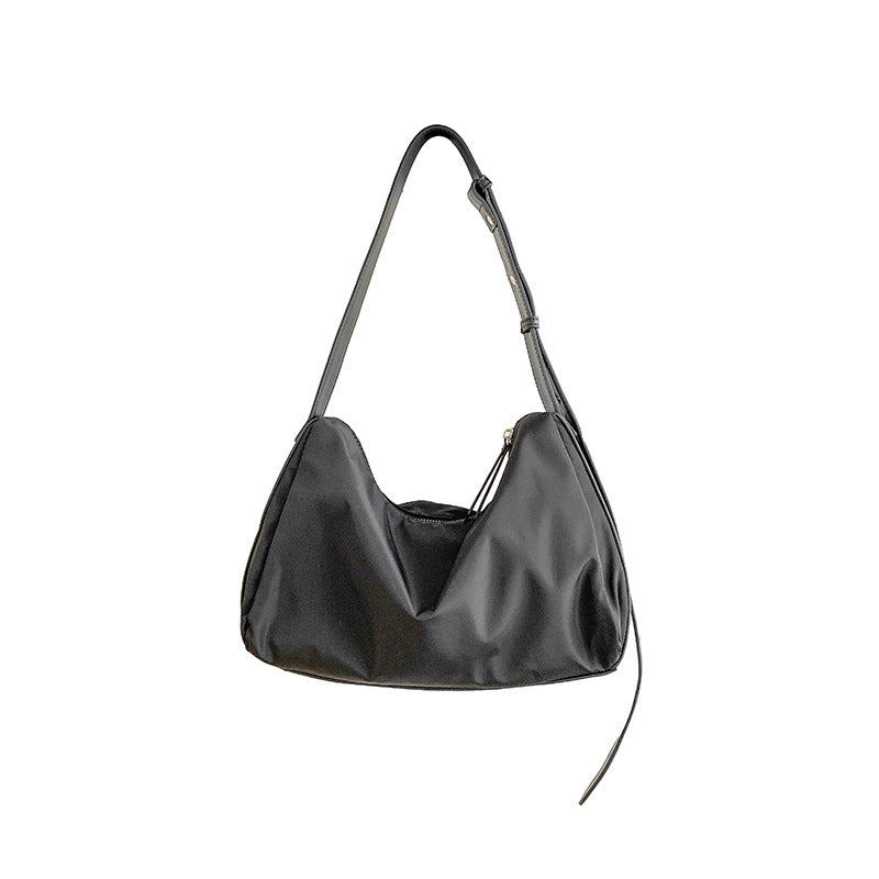 Women's Niche Textured Nylon Summer Stitching Commuter Women's Shoulder Bag
