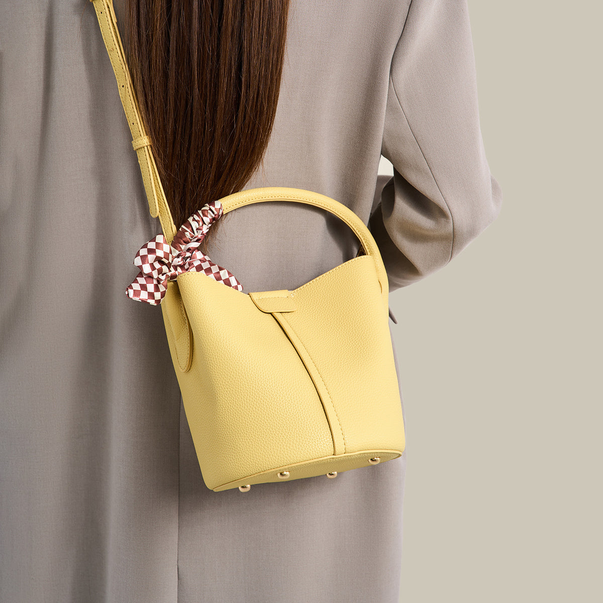 Women's Fashion Leisure Trendy Silk Scarf Vegetable Women's Handbag