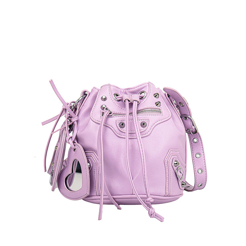 Punk Popular Western Style Personality One Crossbody Bags