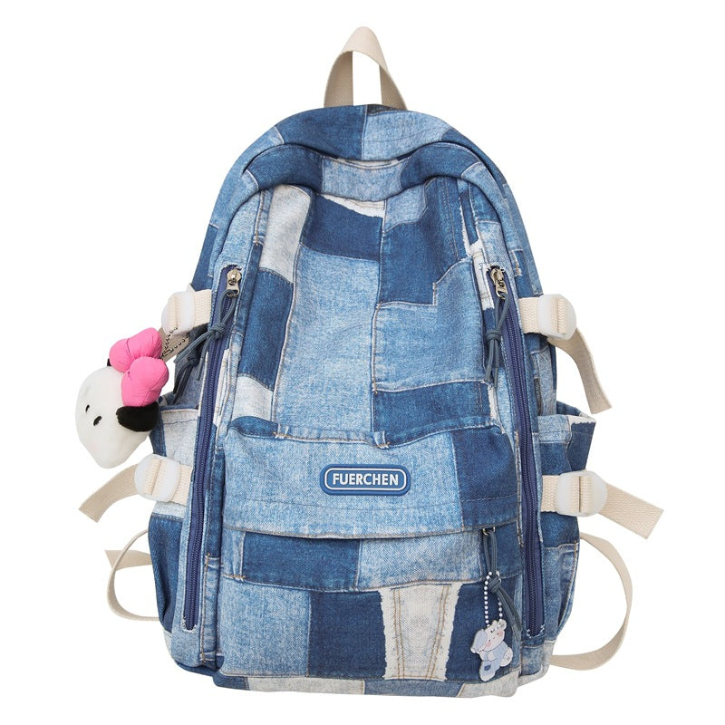 Women's & Men's & High College Simple Large Capacity Backpacks