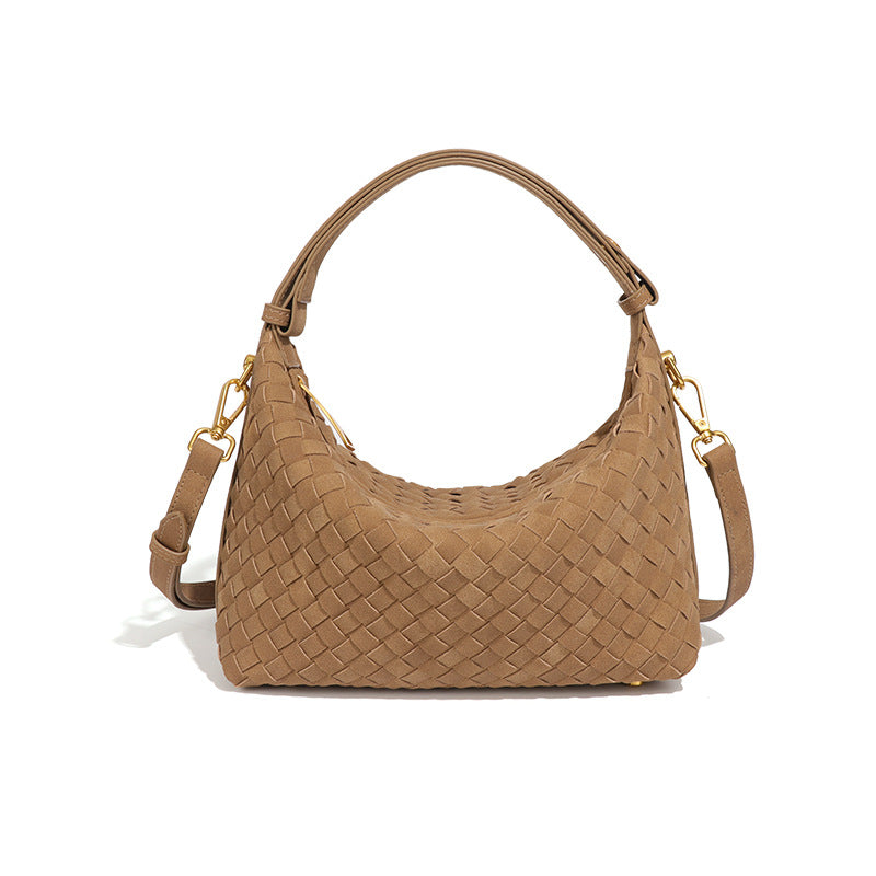 Women's Woven Lunch Box Niche High-grade Underarm Fashion Women's Handbag