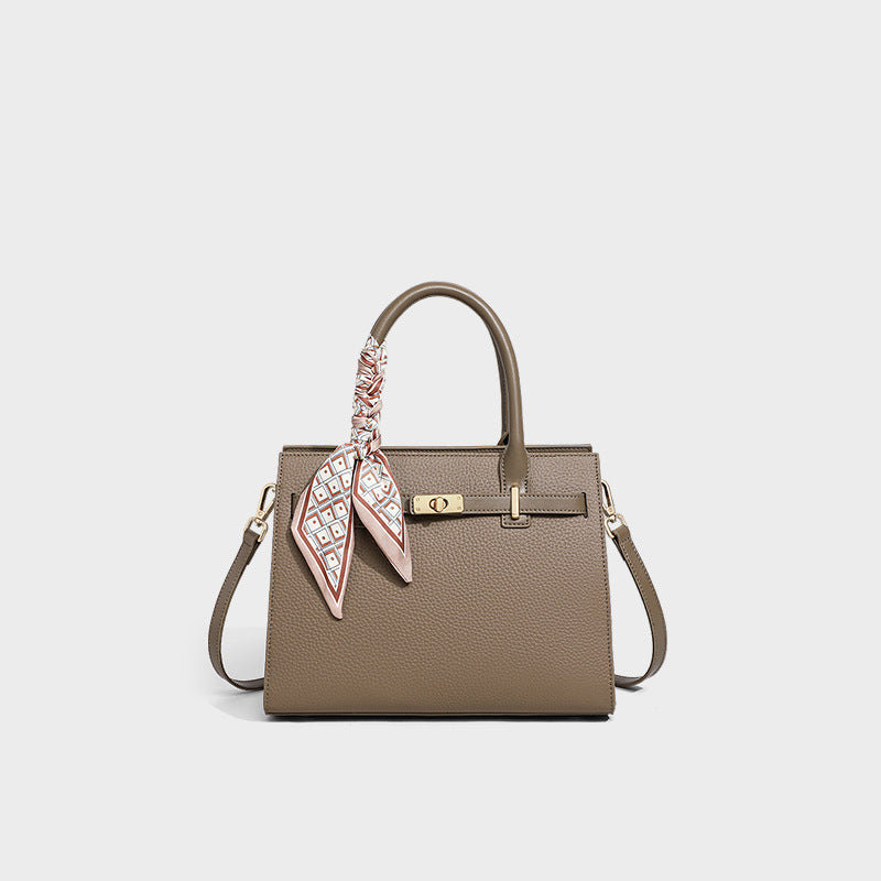 Women's Leather Light Luxury Large Capacity Mom Women's Messenger Bag