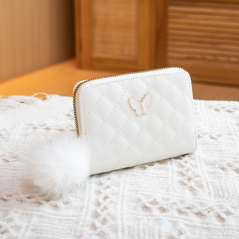 Women's Design High-grade Clutch Welfare Rhombus Ladies Wallet