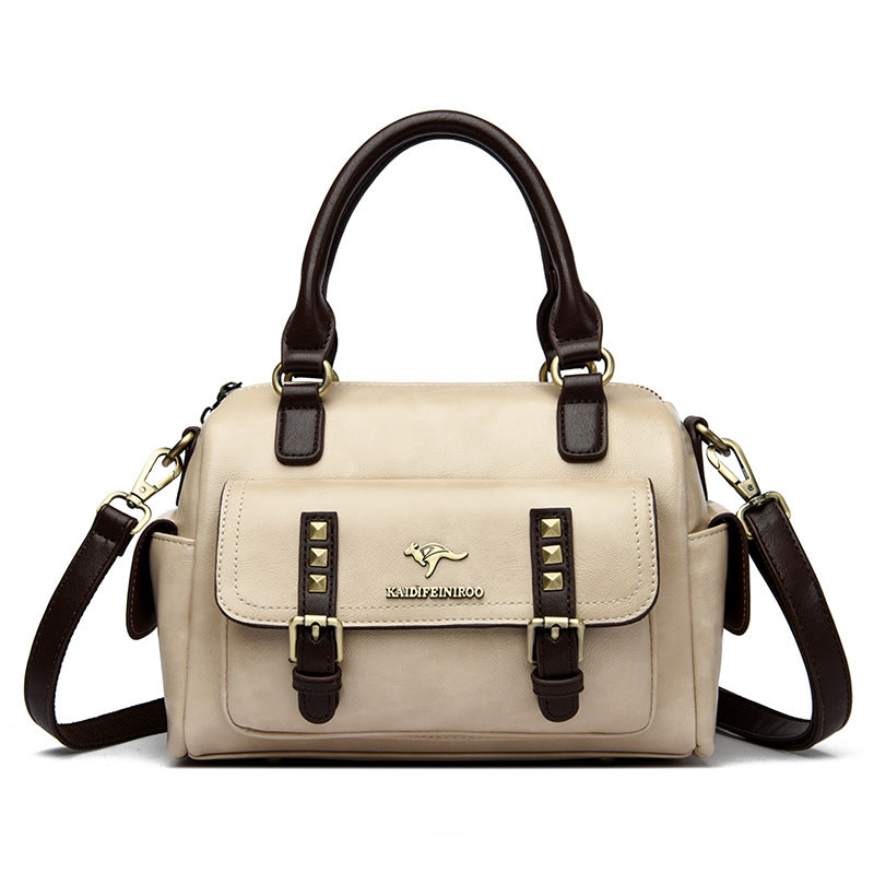 Women's Stylish Fashion Contrast Color Elegant Handbags