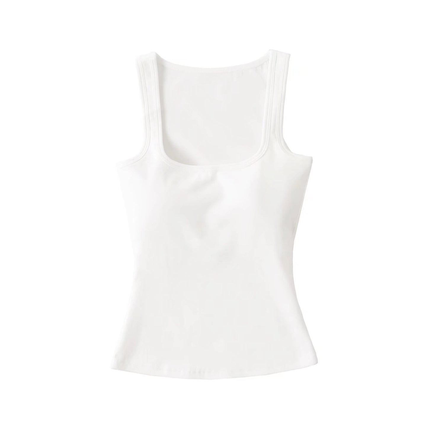 Women's Low-cut With Chest Pad Stretch Tight-fitting Cinched Tops