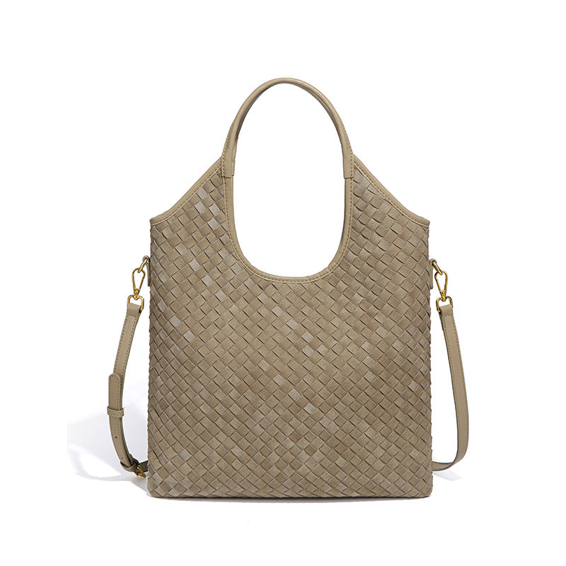Women's Fashionable Frosted Portable Commuter Large Capacity Women's Handbag