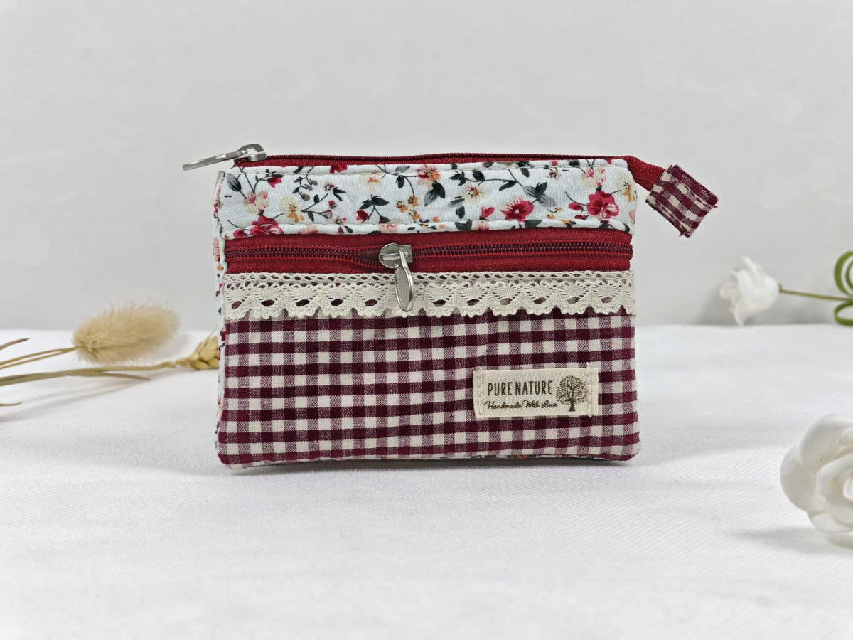 Versatile Women's Handmade Fabric Idyllic Minimalist Coin Purses