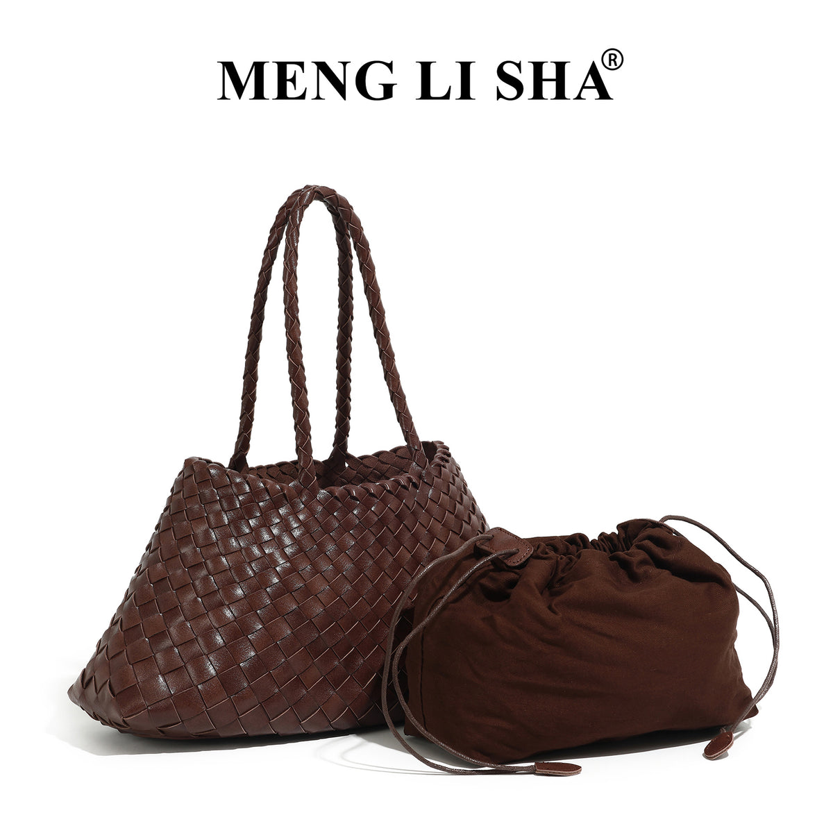 Women's Retro Large Capacity Portable Hand-woven Mother Bags