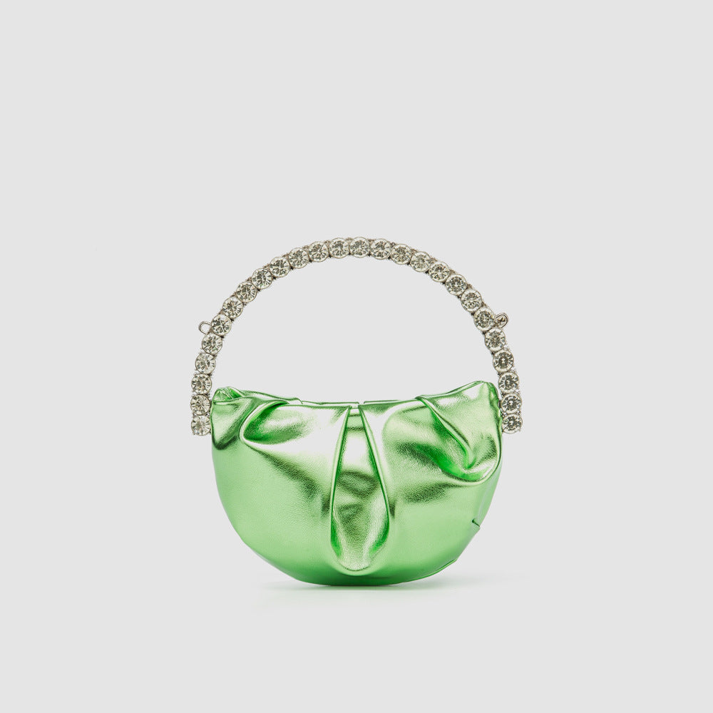 Women's Diamond Dinner Chain Round Mini For Evening Bags