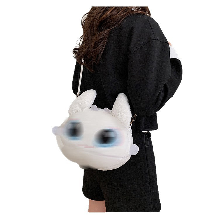 Women's Toy Toothless Korean Style Plush Portable Big Women's Messenger Bag