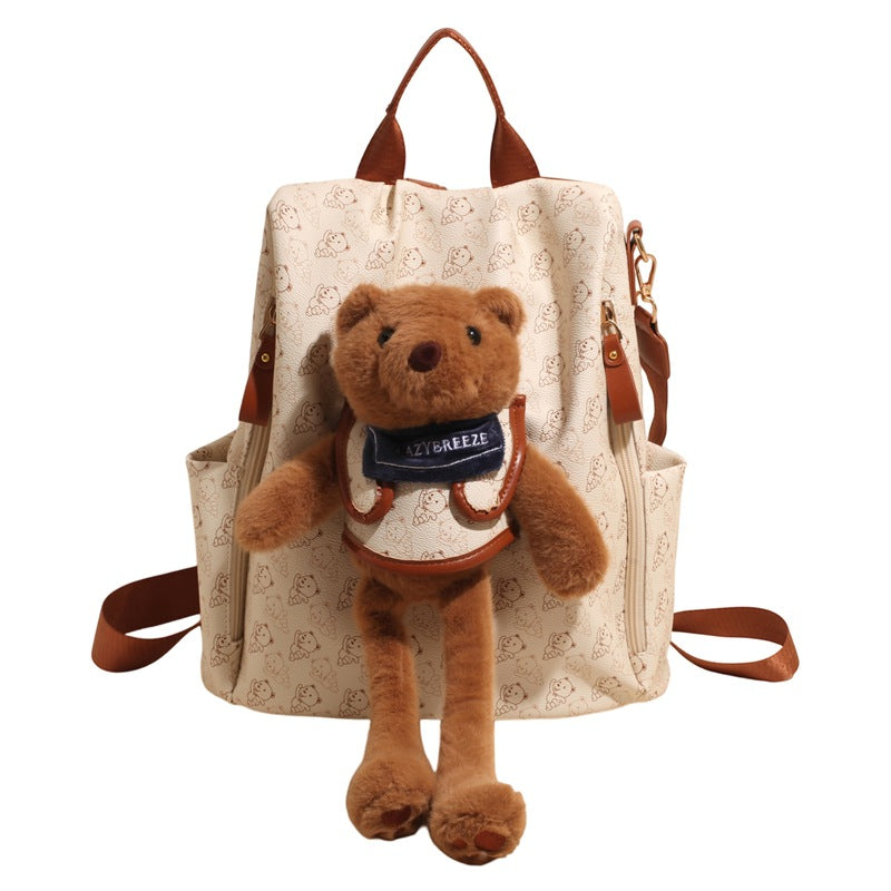Summer Large Capacity Fashion Cute Bear Backpacks