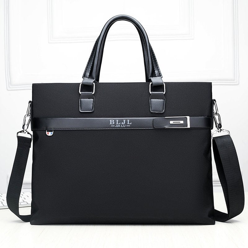 Men's Waterproof Oxford Cloth Business Horizontal Leisure Men's Briefcases