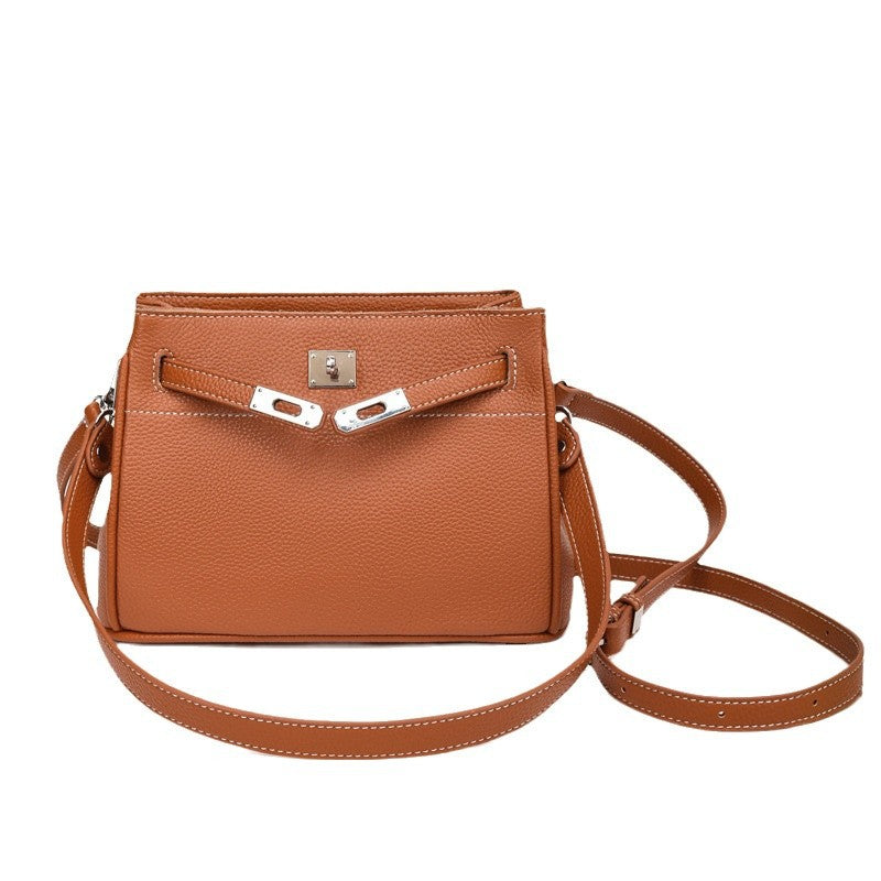 Women's Genuine Leather First Layer Cowhide Commuter Shoulder Bags