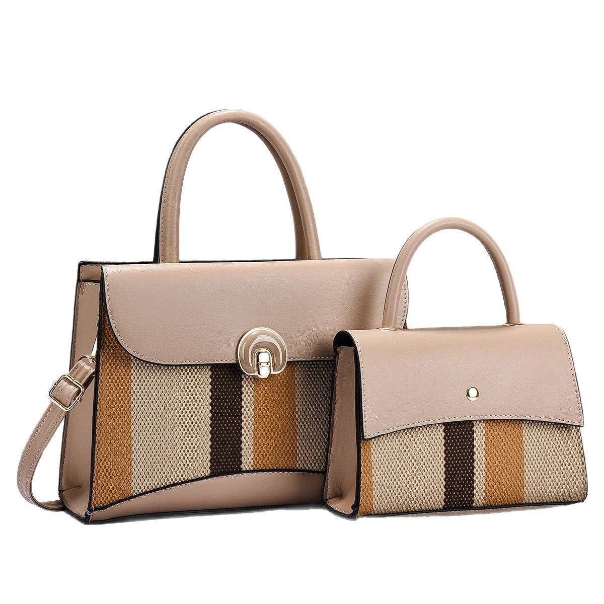 Women's Graceful Korean Style Fashionable Exquisite Big Handbags