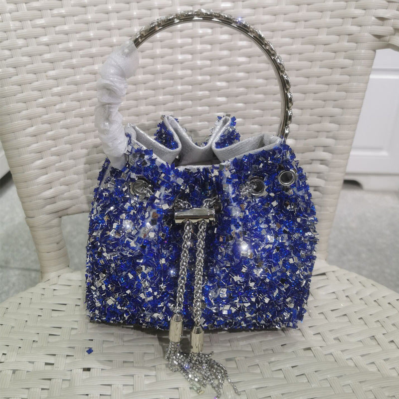 Women's Heron Live Streaming On Tassel Rhinestone Shoulder Bags