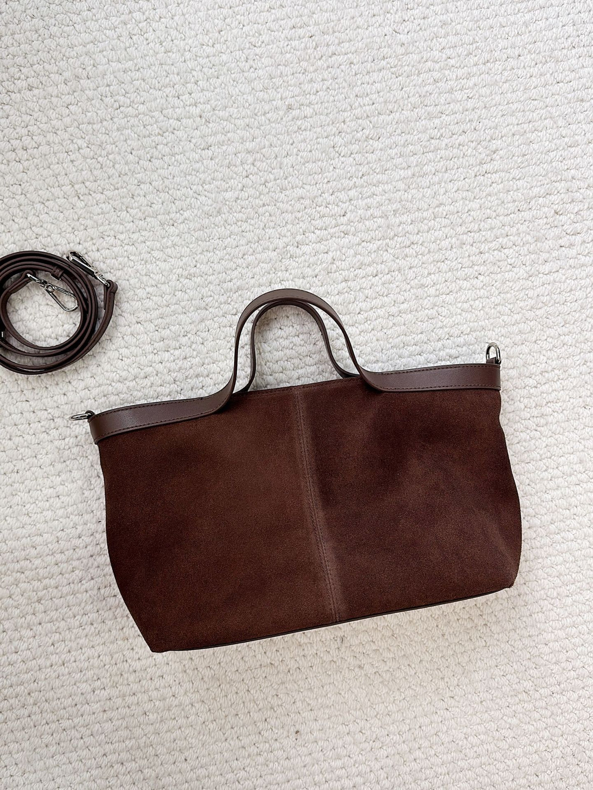 Women's Niche Frosted Cowhide Idle Style Retro Handbags