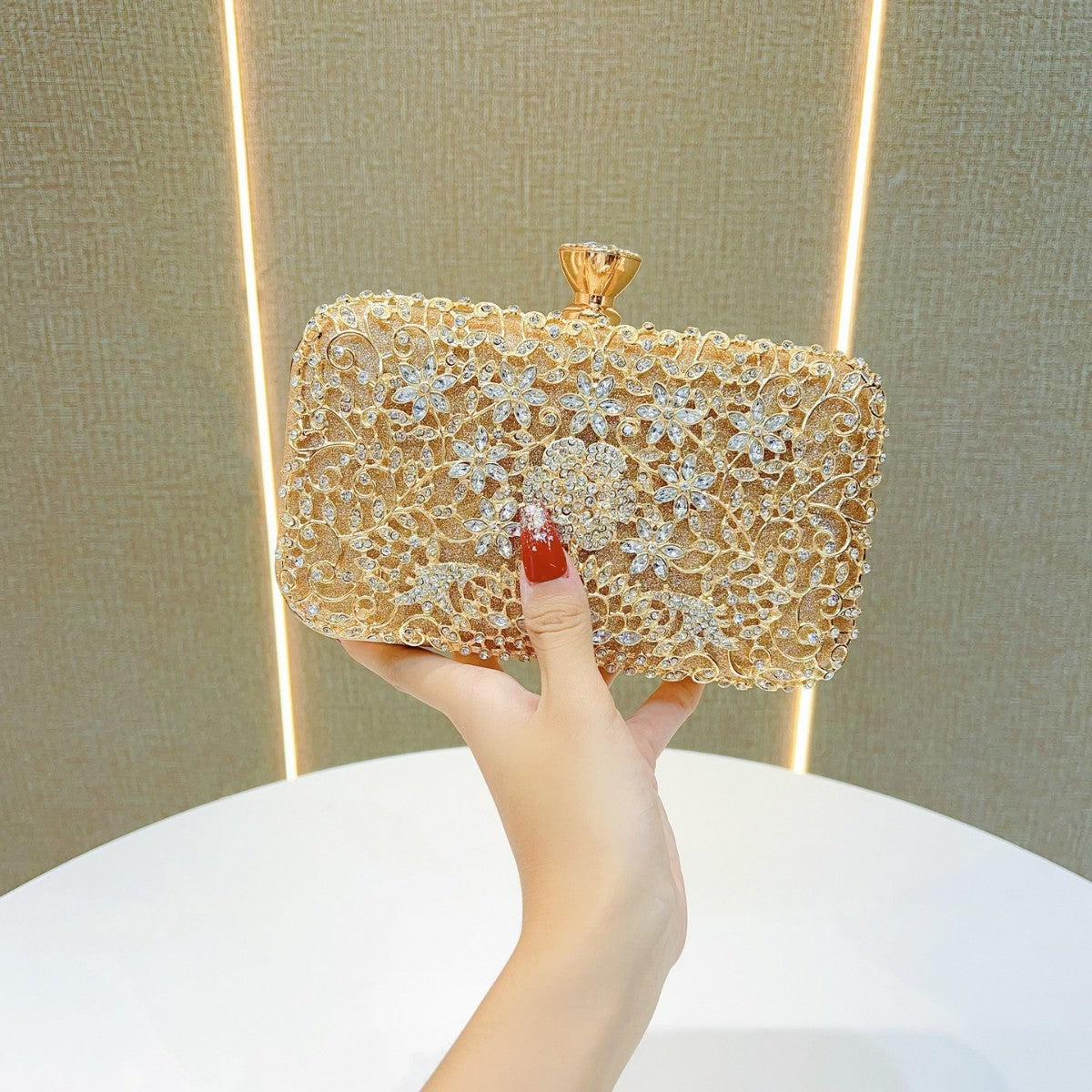 Diamond Dinner Banquet Clutch All Match Handbags